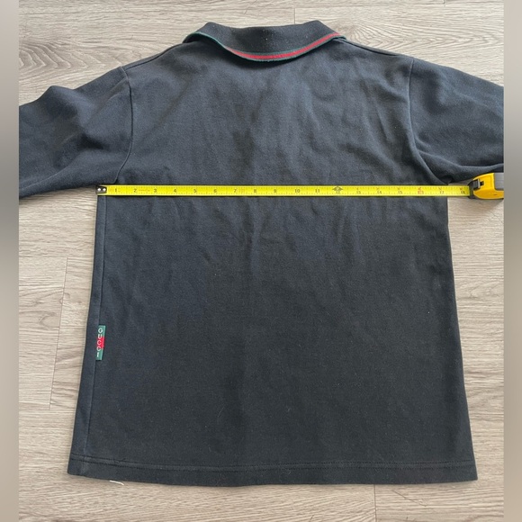 Gucci black 3/4 long sleeve polo shirt - Picture 5 of 6